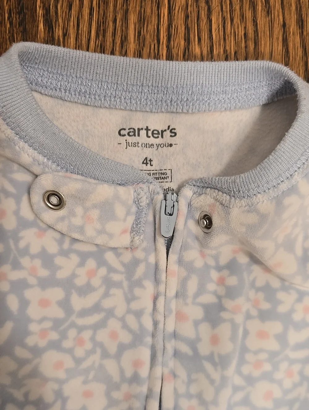 🌟7/25$ Carter's3 Piece 4t Cozy Zipper Sleepwear